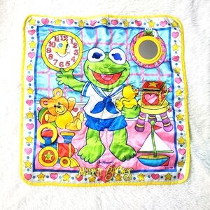 Vintage 1989 Muppet Babies Kermit The Frog Colorful Play Mat